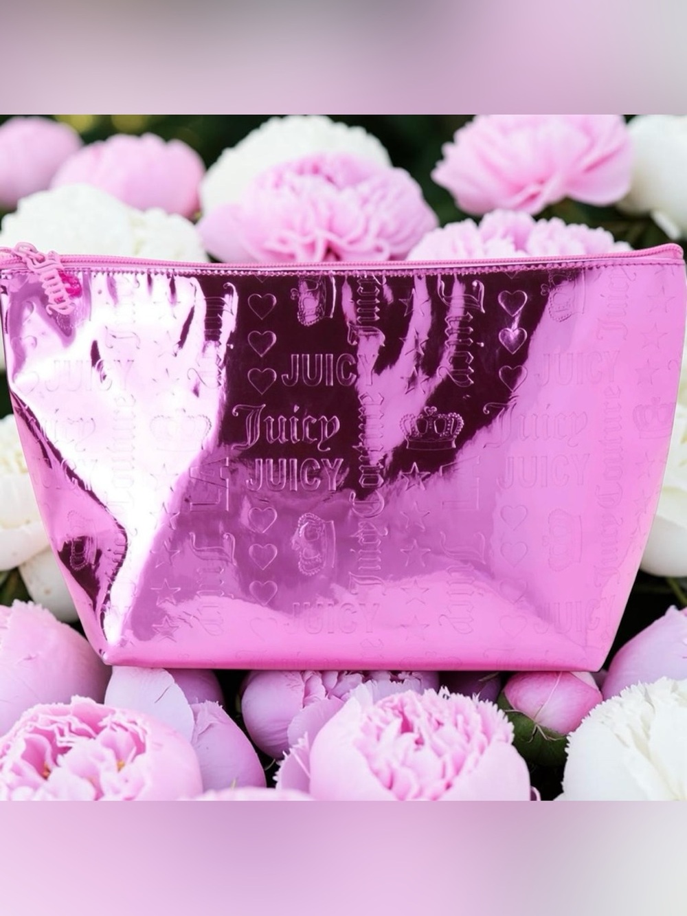Juicy couture, Travel cosmetic toiletry bag large NWT  Pink